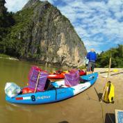 Kayaking in Nong Khiaw