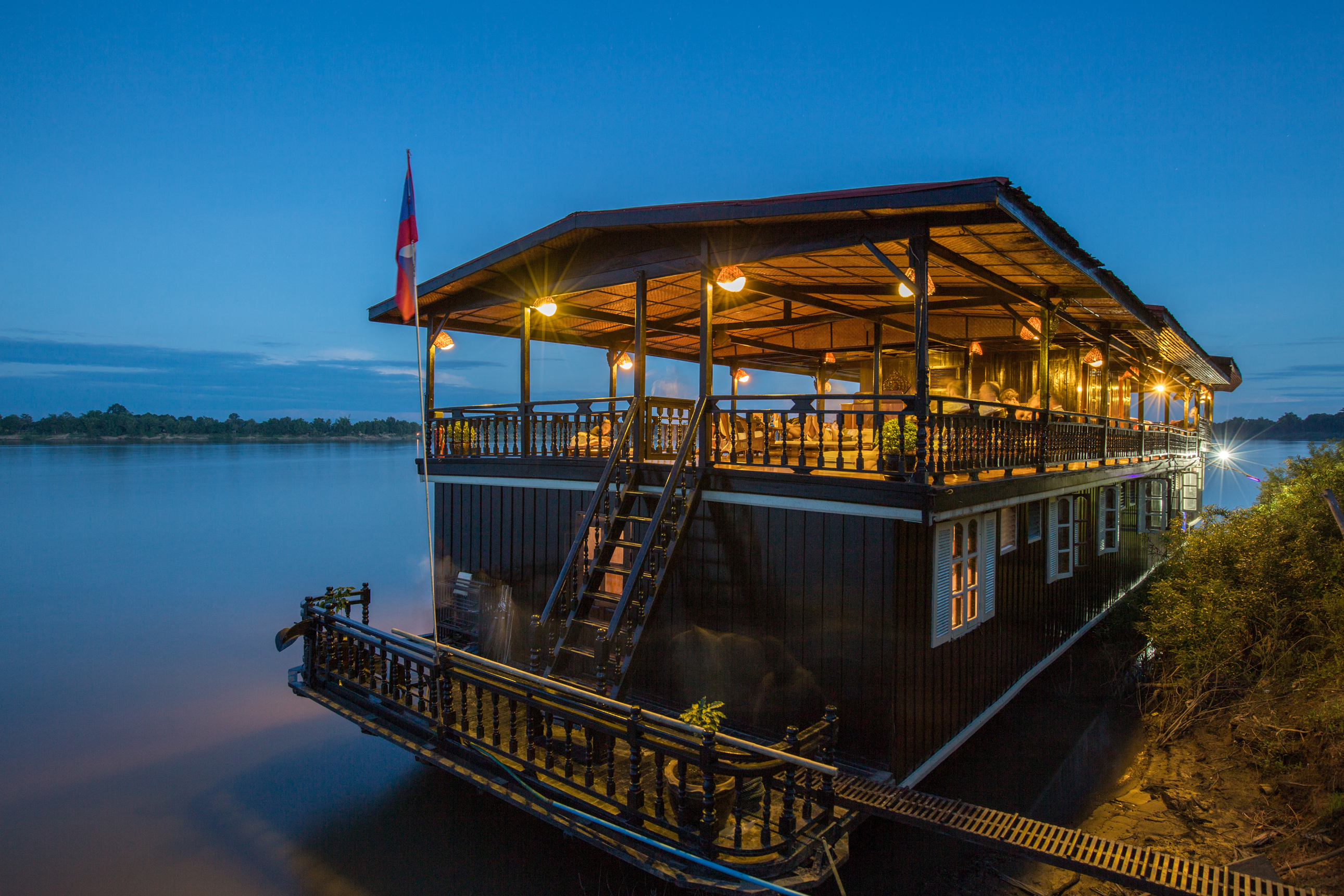 Dinner cruise on the Mekong