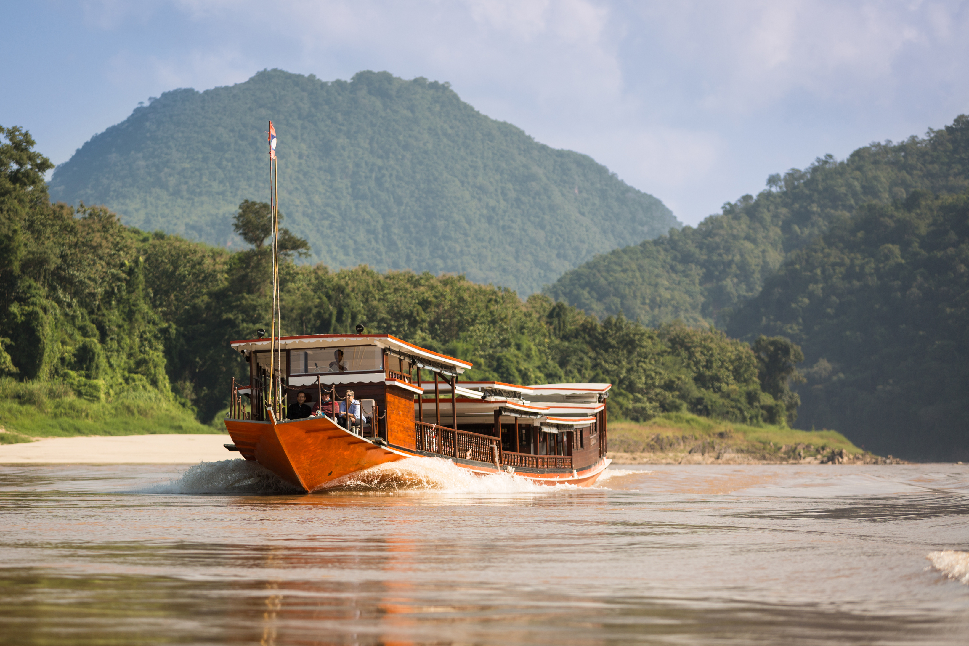 Cruising on the Upper Mekong River