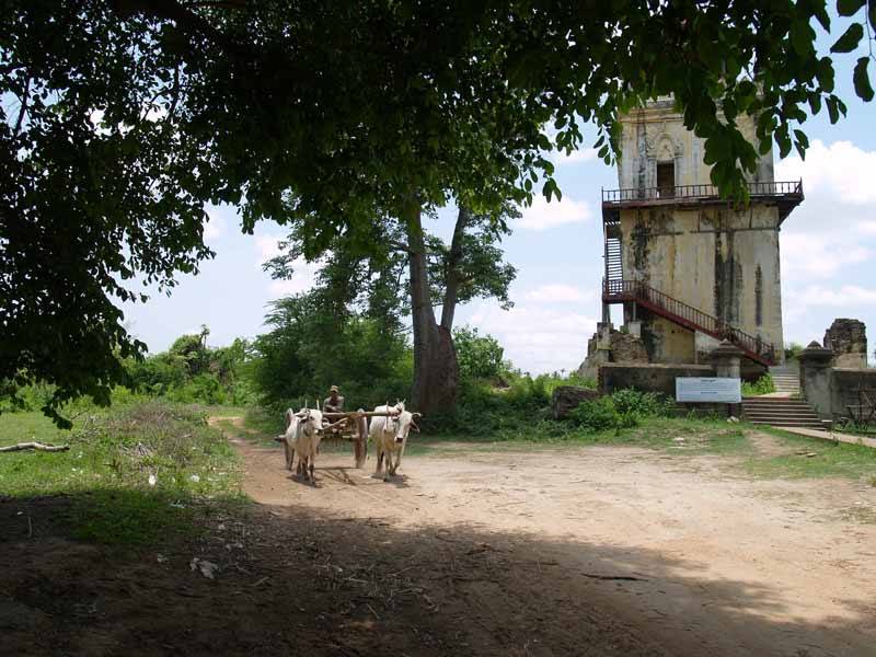 The last remaining structure from Ava's royal palace