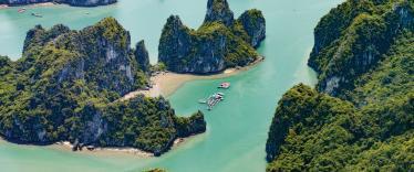 Vietnam - Halong Bay - Aerial View - Stock