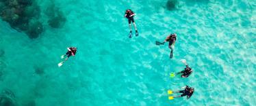 Diving in Gaya Island