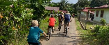 Cycling tour in rural Malacca