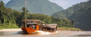 Cruising on the Upper Mekong River