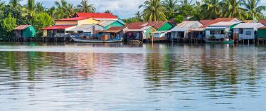 Floating villages at Kampot