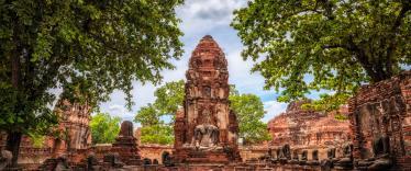 Wat Maha That temple in Ayutthaya