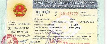 Vietnam visa