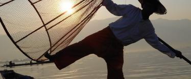 Dancing Fisherman - Beautiful Burma