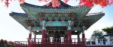 Bell pavilion at Seokguram Grotto in Gyeongju