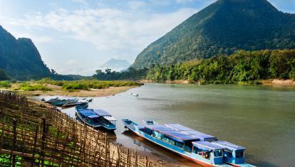 Muang Ngoi boats