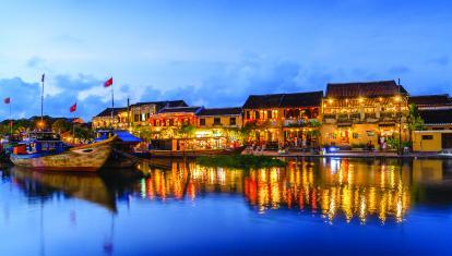 Hoi An Riverside twilight, Vietnam