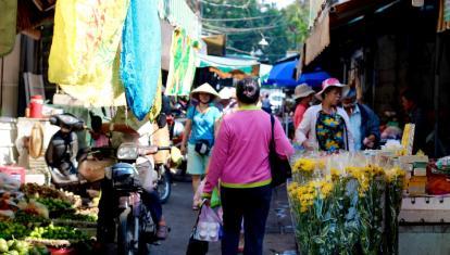 Ho Chi Minh City food market