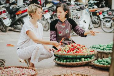 Tour of a Vietnamese market with Chef Ai