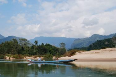Nam Ou river , Laos