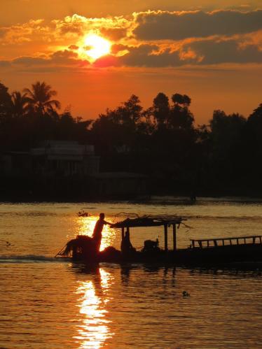 Mekong Delta at Sunrise, Magnificent Vietnam Tour