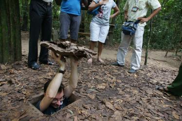 Visiting the Cu Chi Tunnels