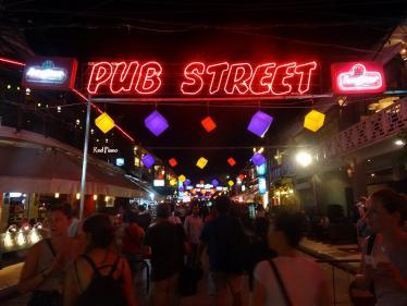Siem Reap's pub street
