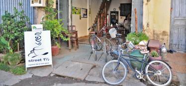 Soksa cycling in Battambang, Cambodia