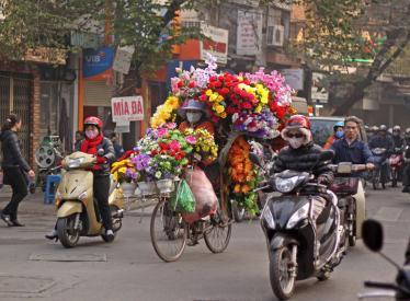 On the move in Hanoi, Vietnam